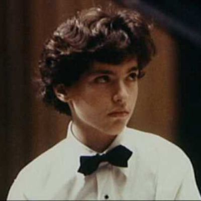 Childhood picture of Evgeny Kissin.